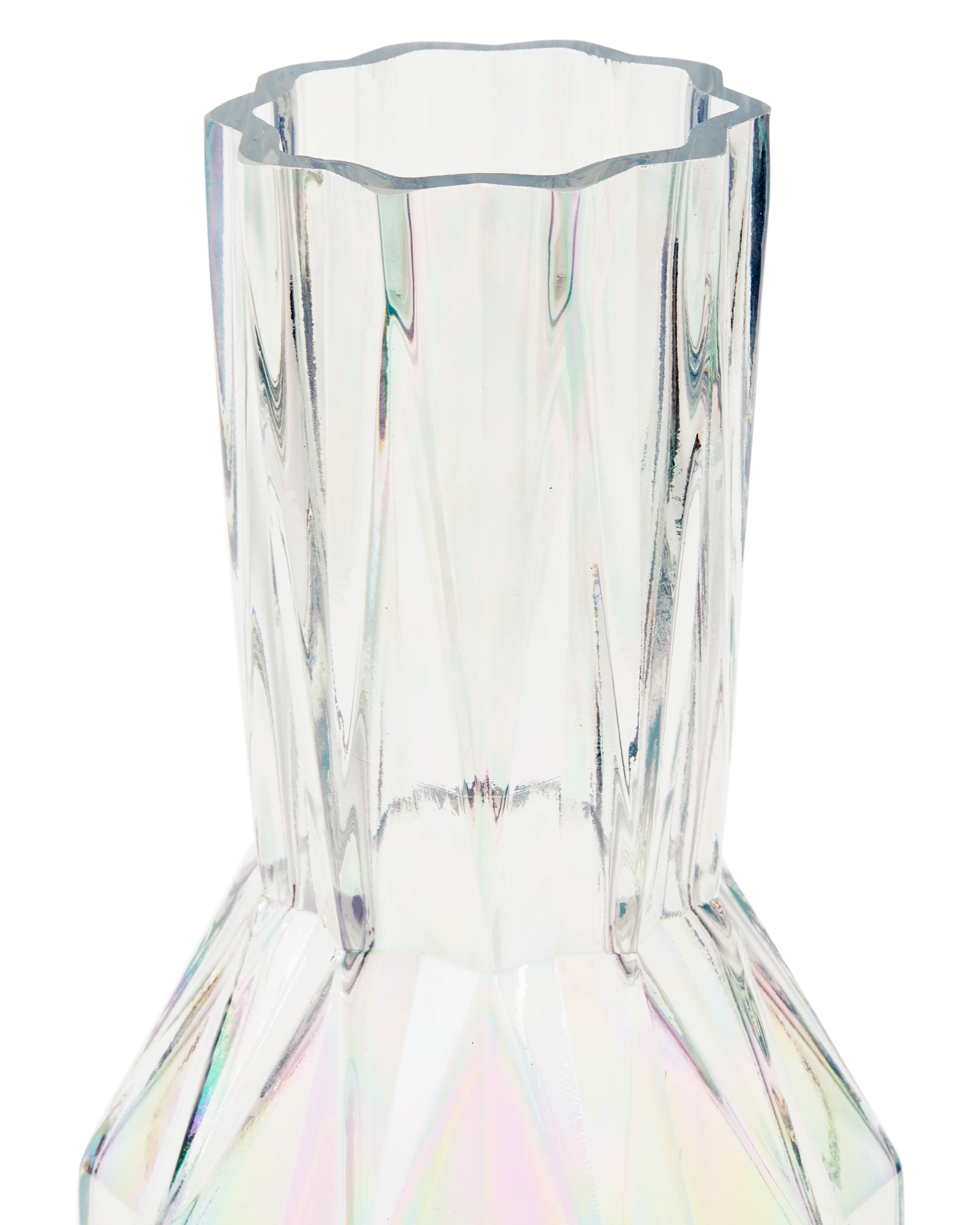 Glass Folds vase, L - multi - Image 3