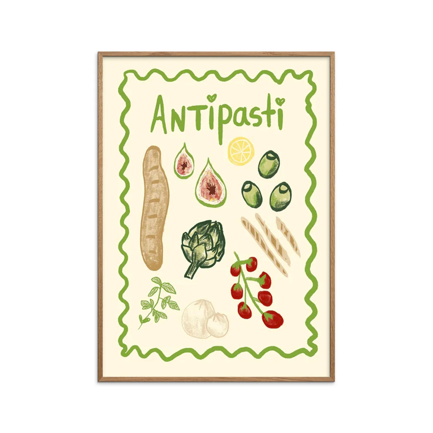 Antipasti plakat - 50 x 70 cm - Image 3
