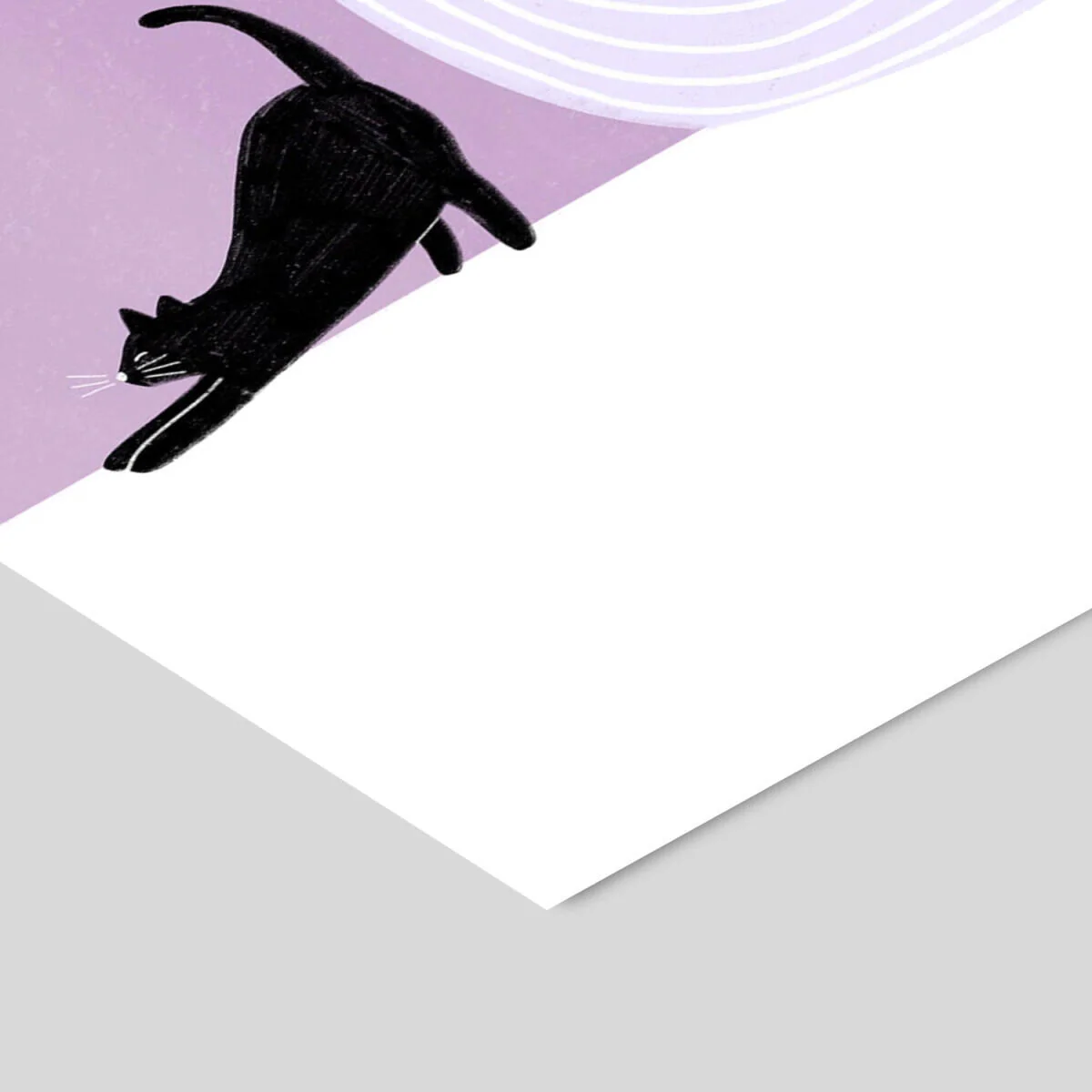 Bea Muller Girl and Cat plakat - A5 - Image 3