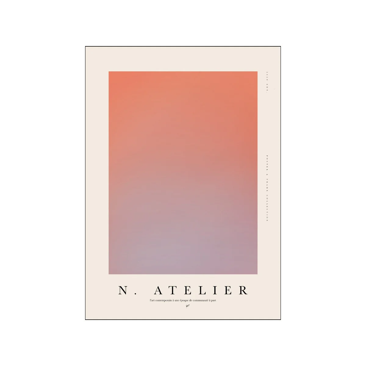 Collection plakat, N. atelier 001 - A3