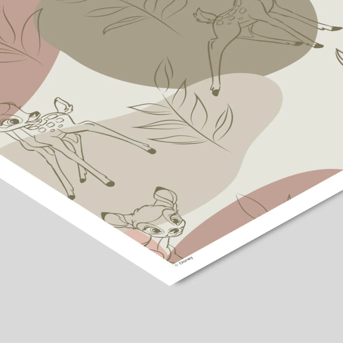 Disney Bambi Green Outline plakat - A5 - Image 3