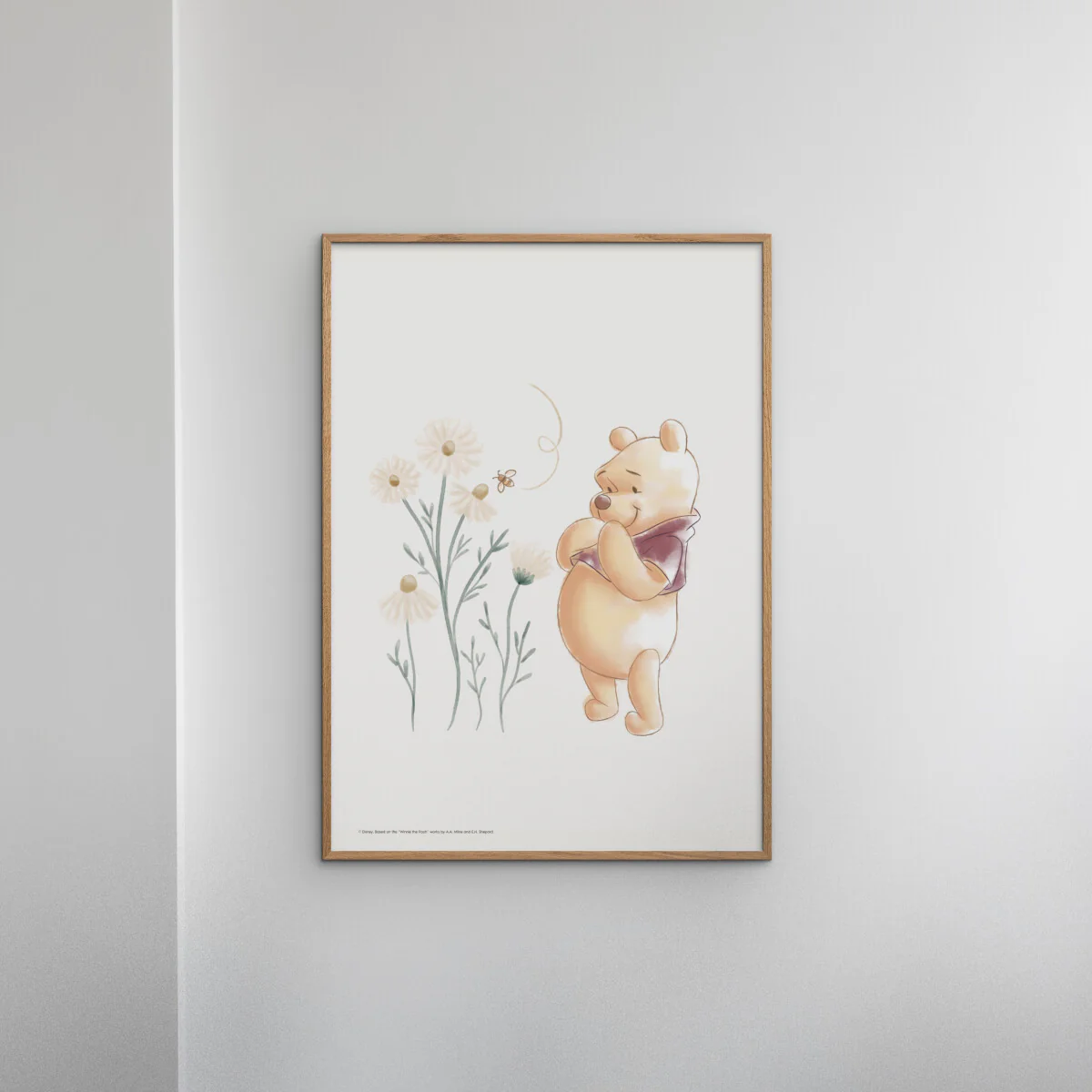 Disney Winnie the Pooh with Daisies plakat - A3 - Image 2