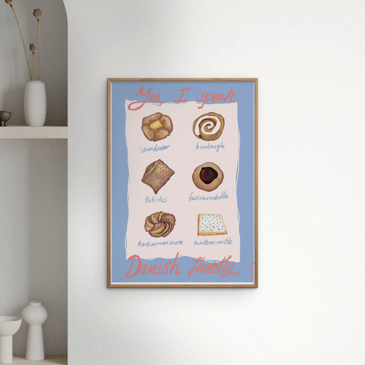 Emma Forsberg Fluent Danish plakat - A5 - Image 2