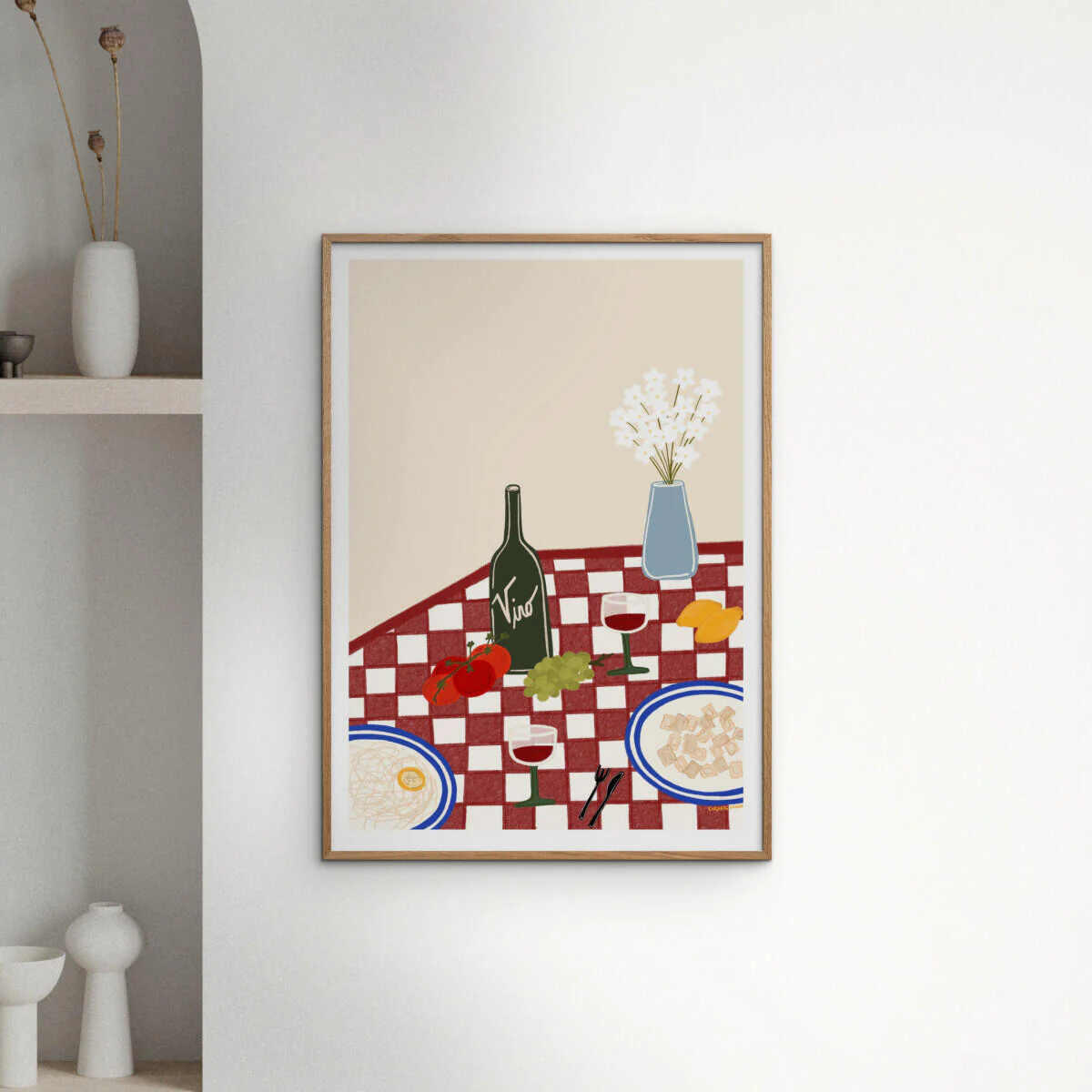 Engberg Studio Italian Dinner plakat - 30x40 cm - Image 2