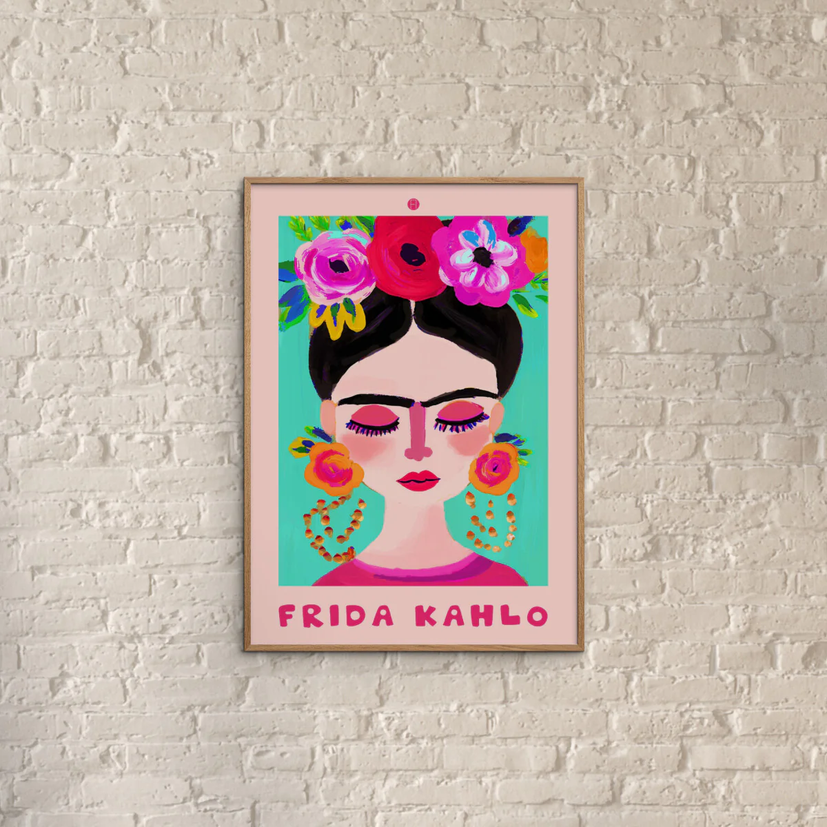 Fōmu illustrations Frida Kahlo Flowers plakat - 50x70 cm - Image 2