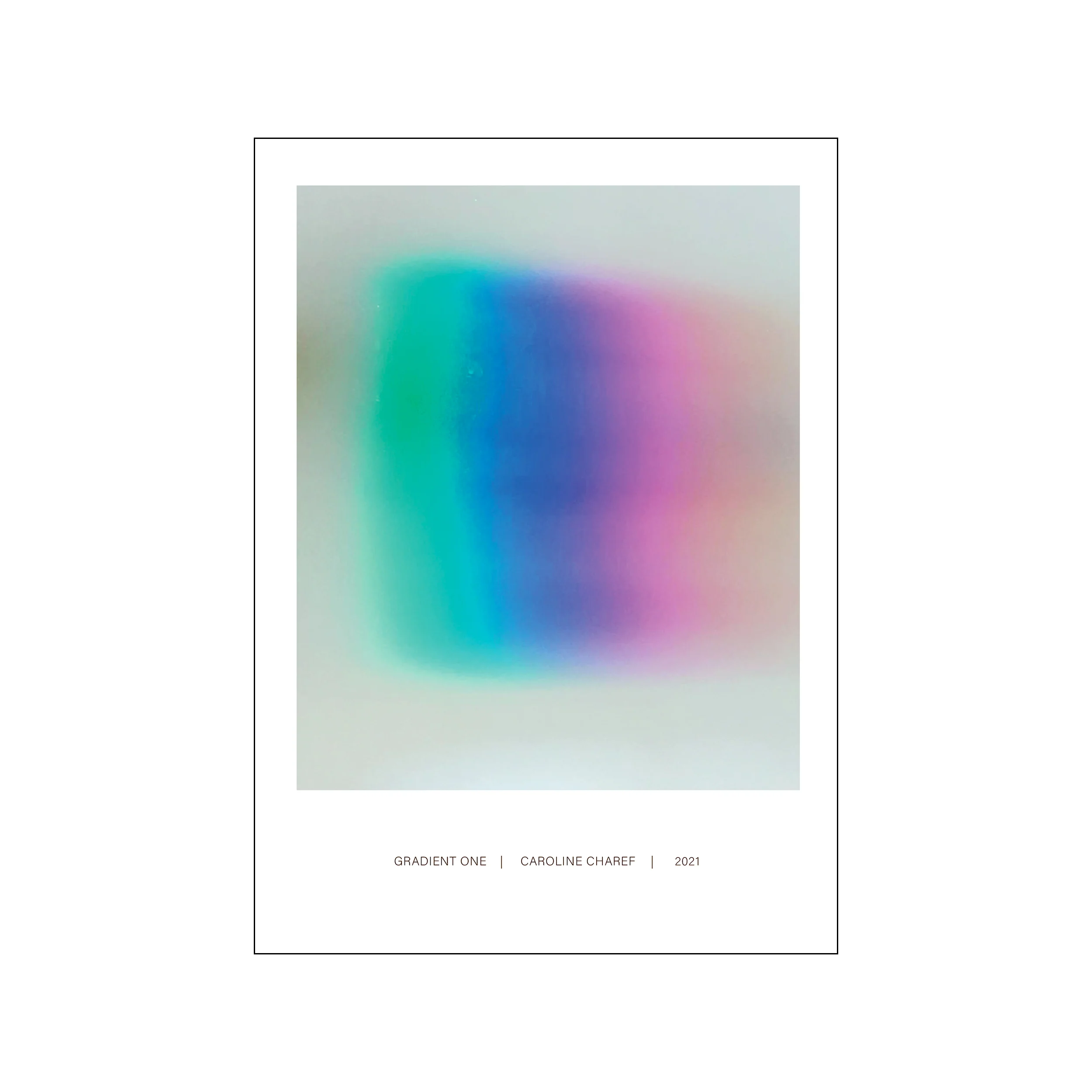 GRADIENT ONE plakat - A3