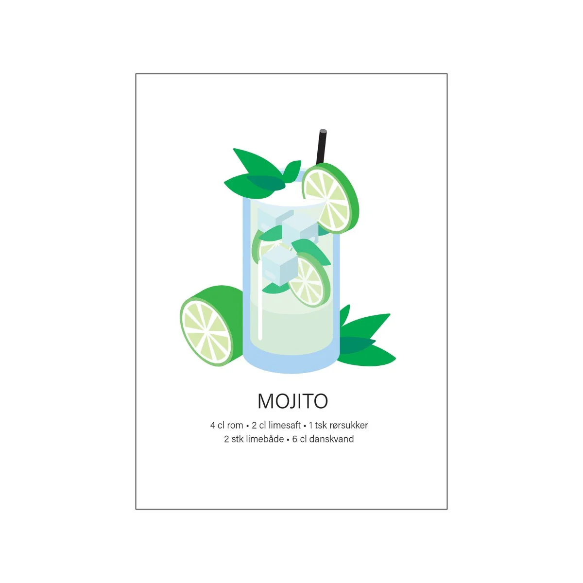 Mette Iversen plakat - Mojito