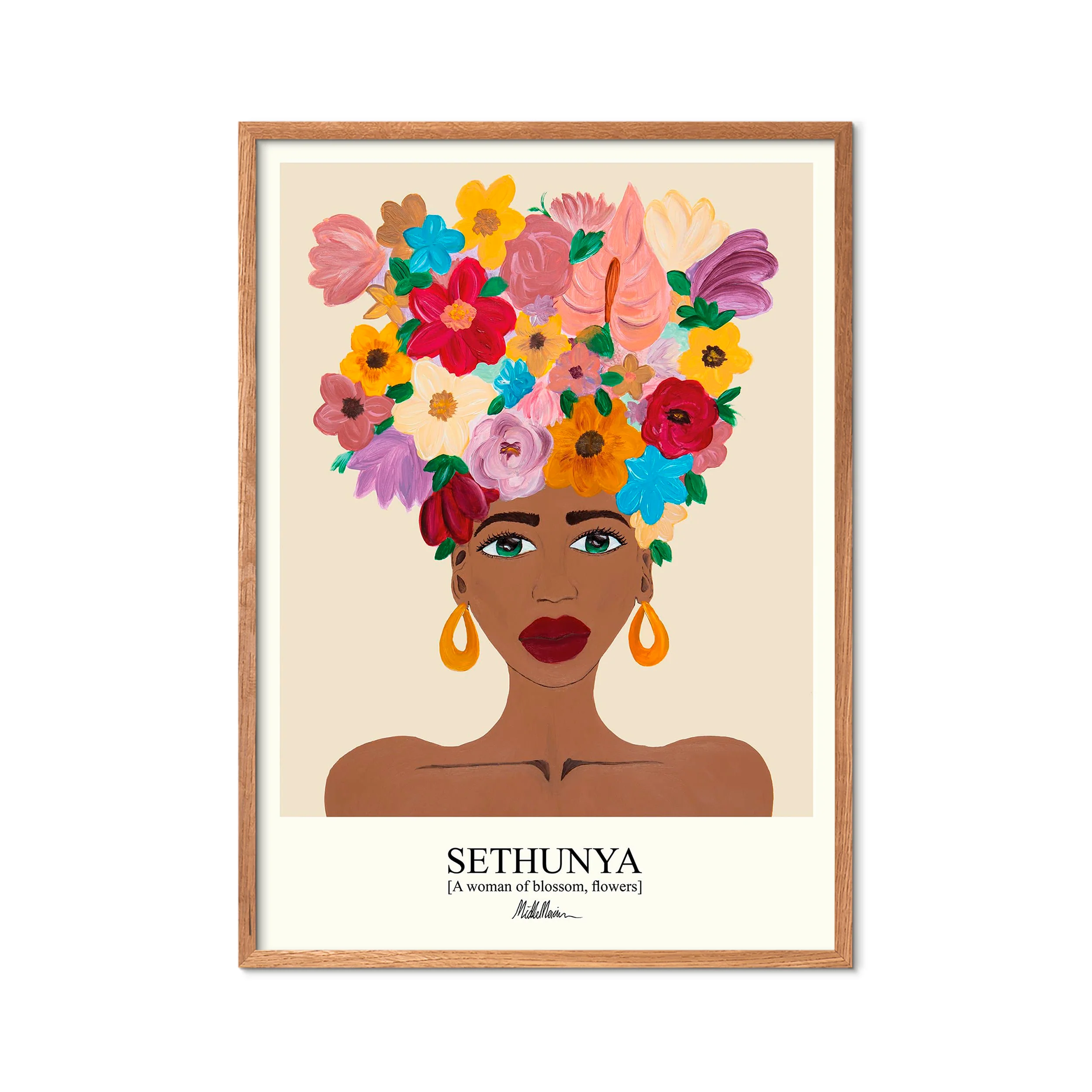 Morais Artworks Sethunya plakat - Warm - Image 3