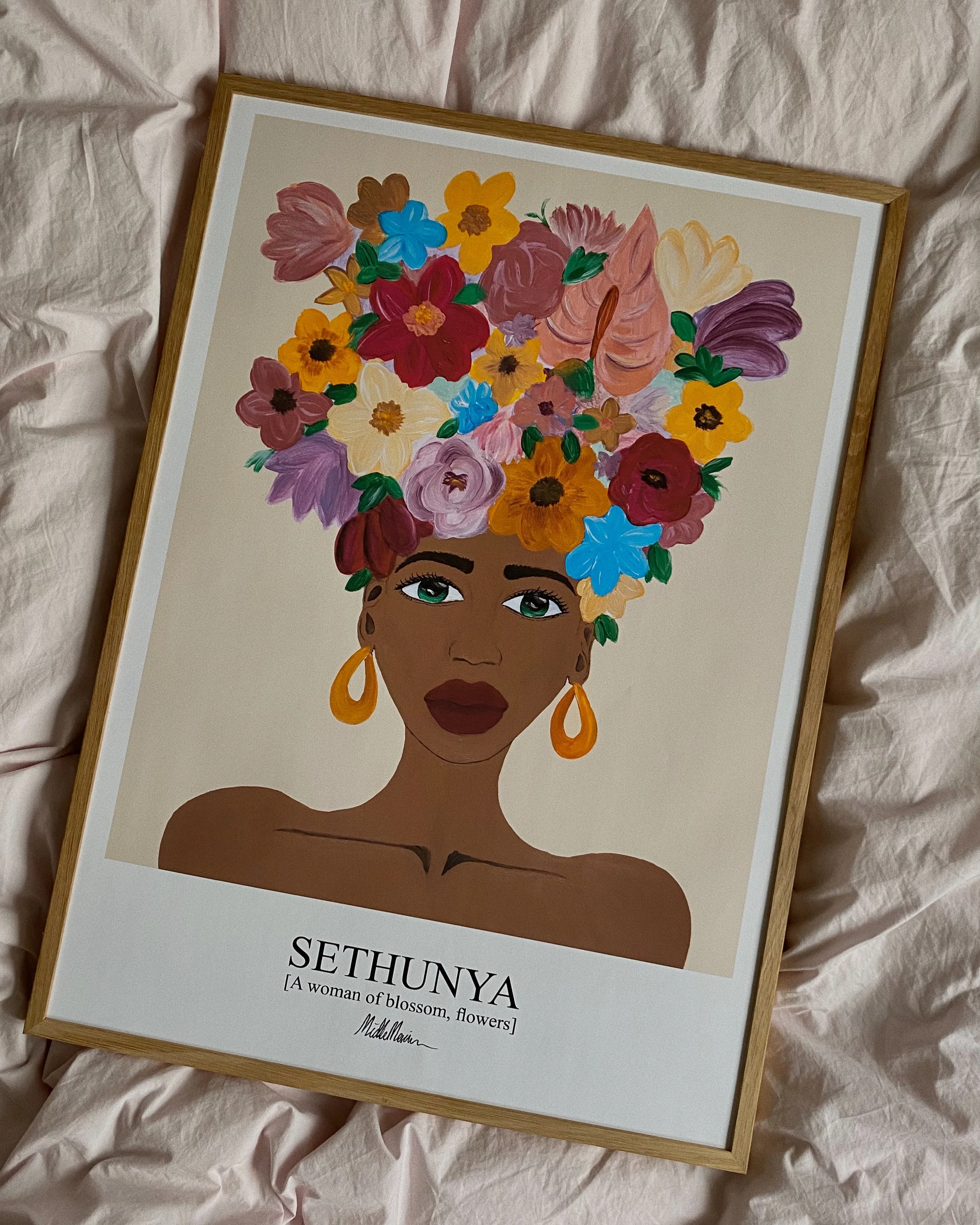 Morais Artworks Sethunya plakat - Warm - Image 4
