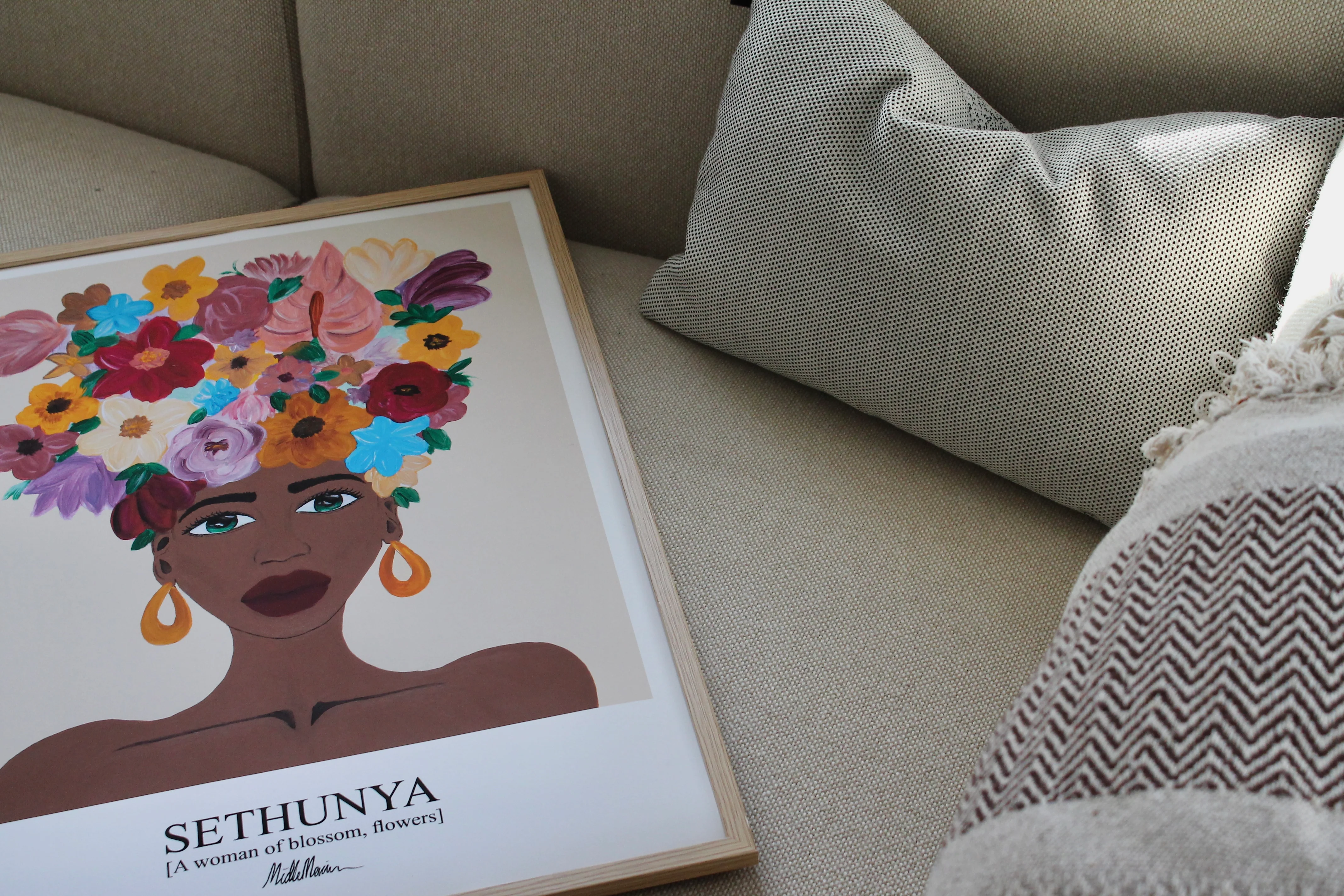 Morais Artworks Sethunya plakat - Warm - Image 5