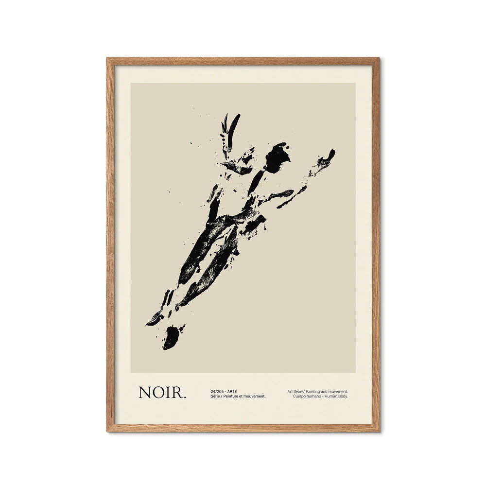 Noir plakat, beige - 50x70 cm - Image 3