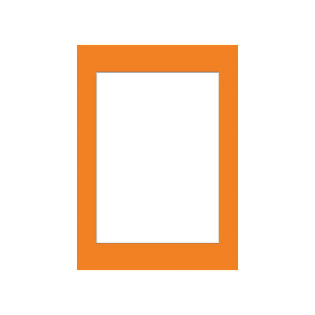 Passepartout A4 (vindue: A5) - orange