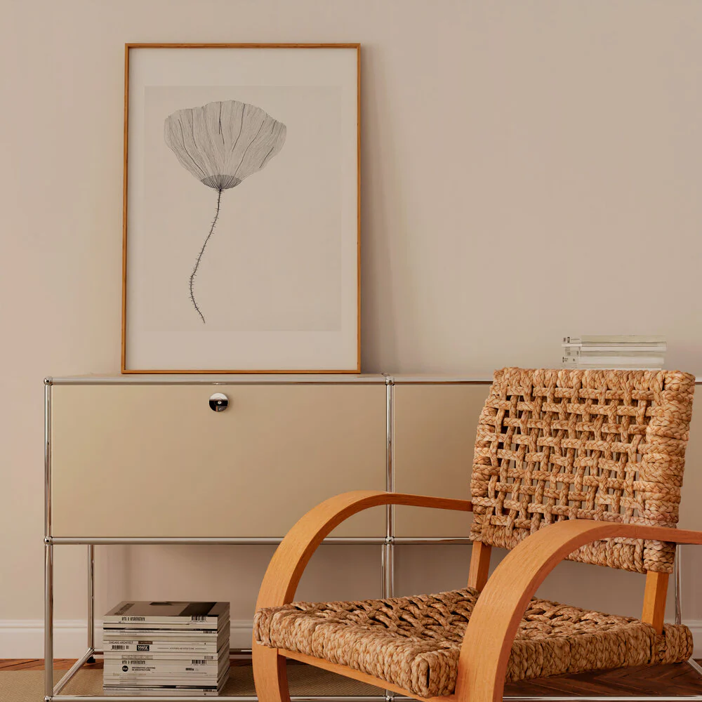 Poppy plakat, creme - 50x70 cm - Image 2