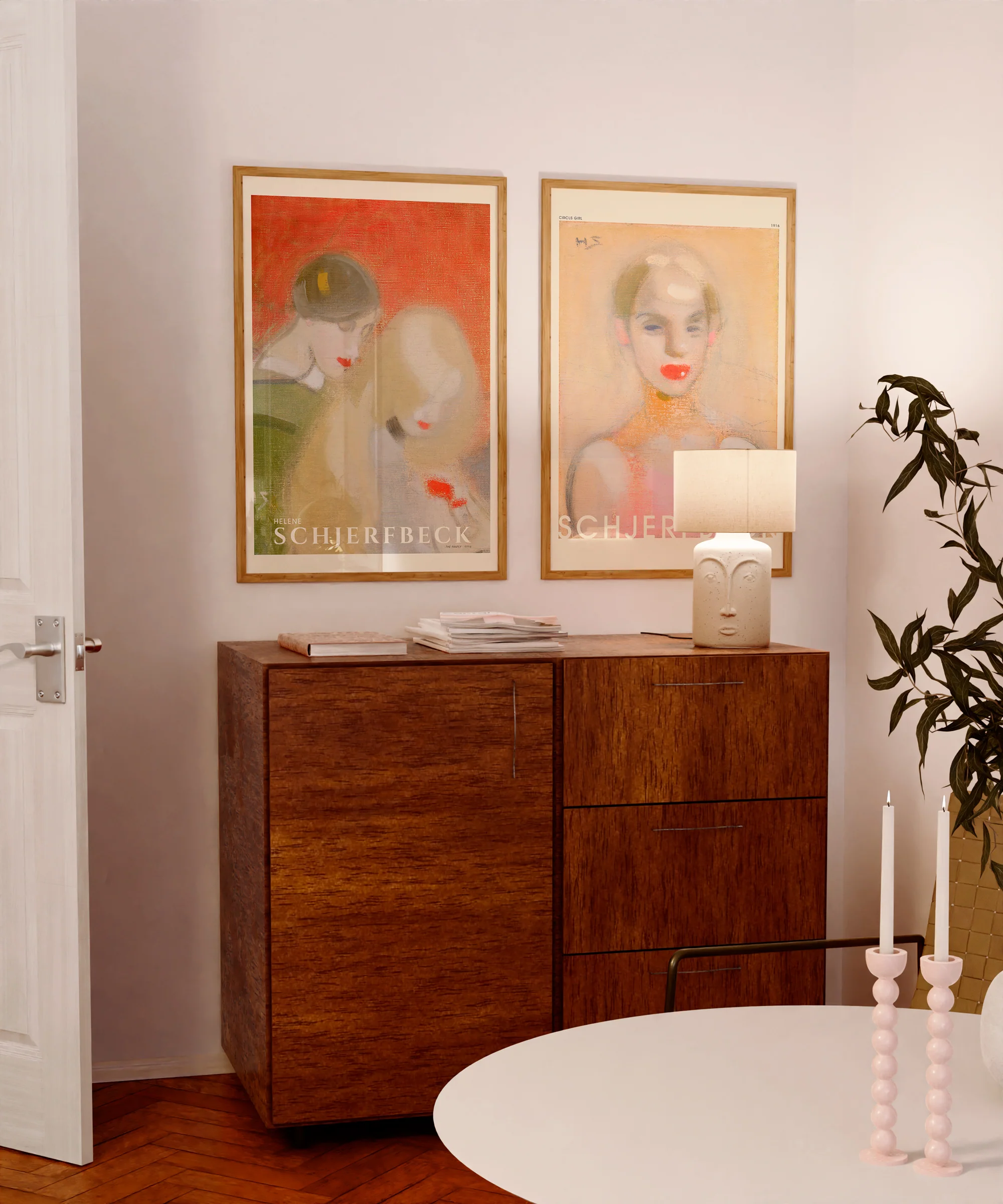 PSTR Studio x Helene Schjerfbeck Circus Girl plakat - Image 2