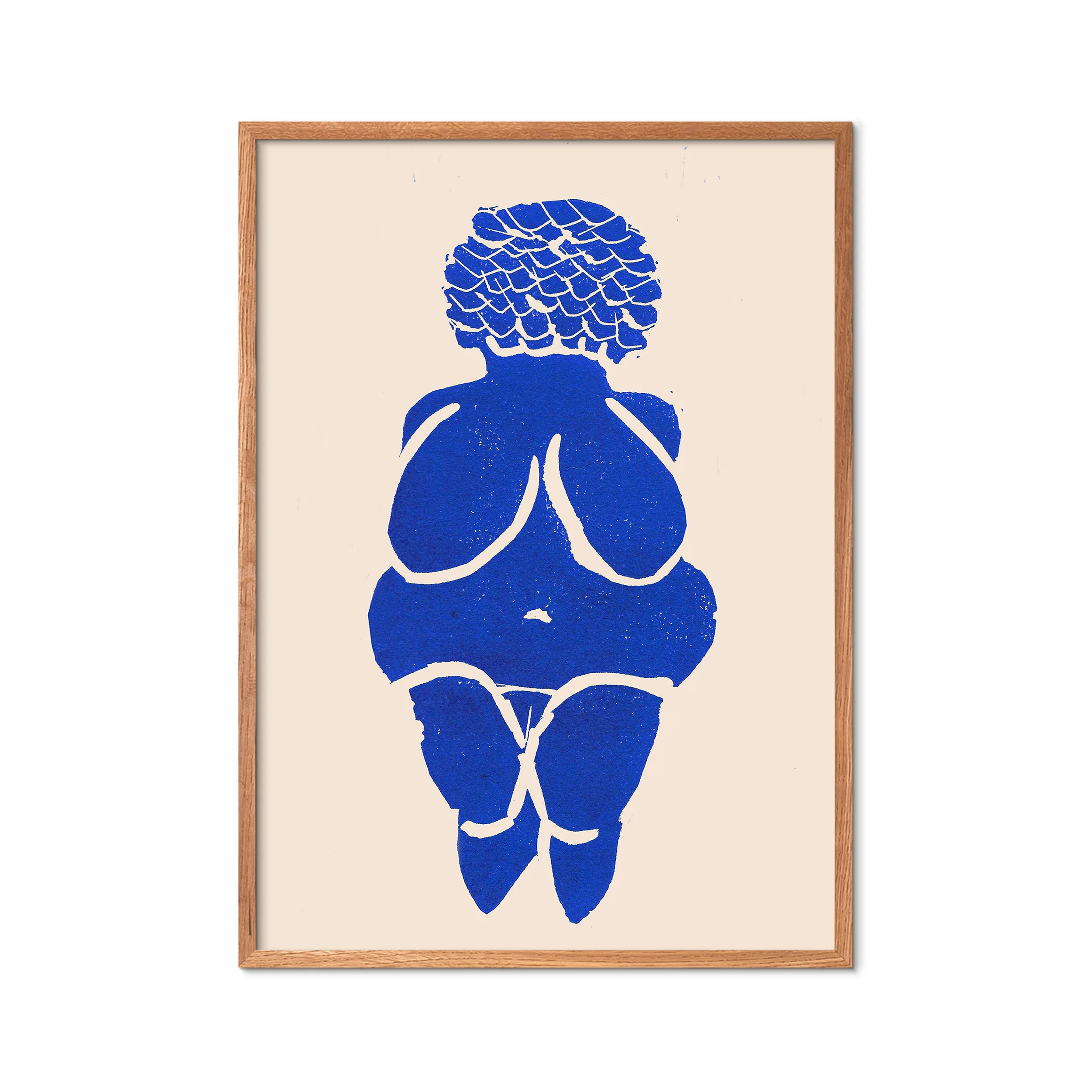 Sissan Richardt plakat - Goddess Of Fertility Blue - Image 2