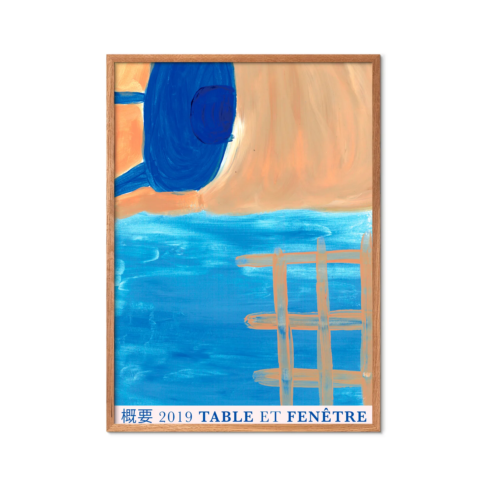 TABLE ET FENÊTRE plakat - 50x70 - Image 2