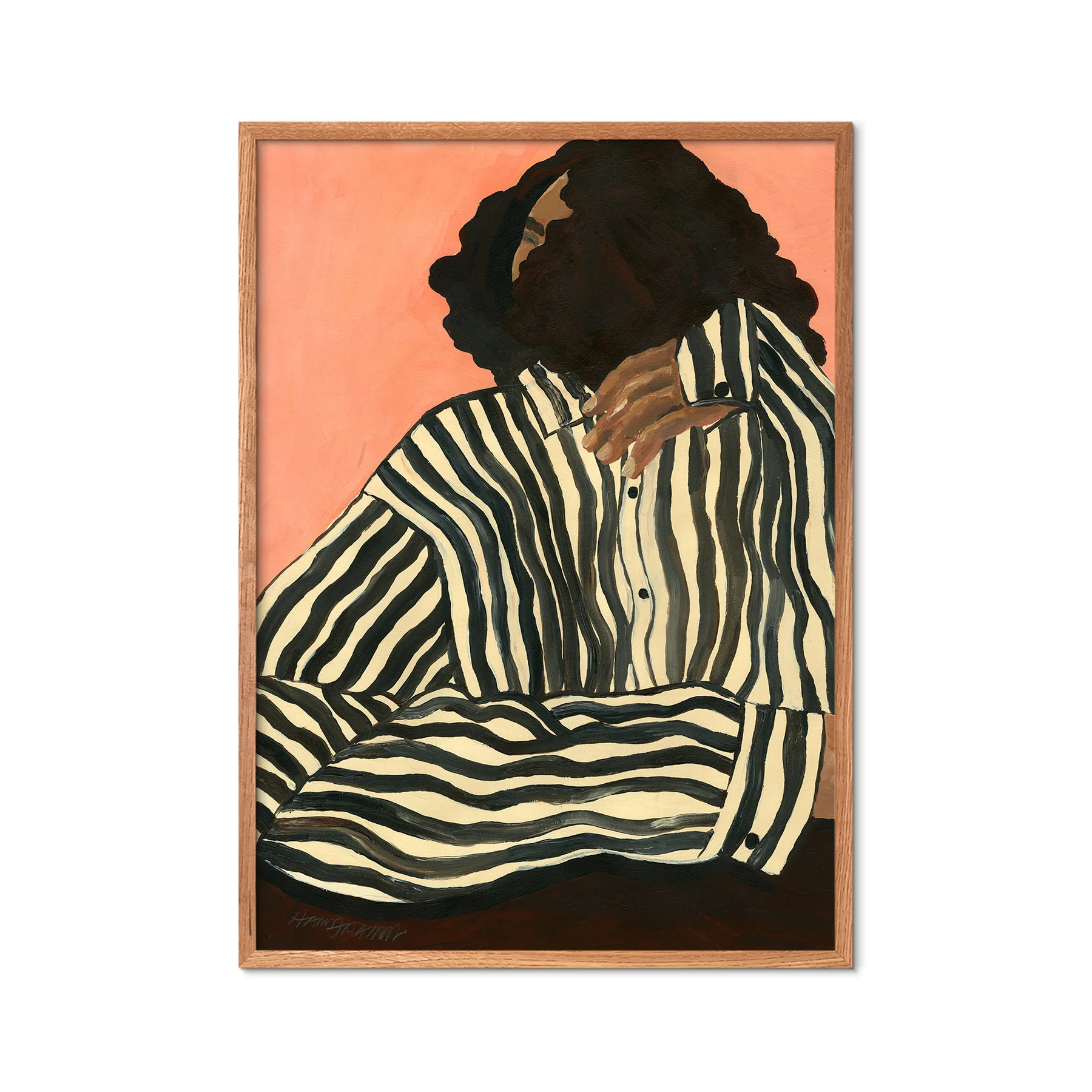TPC x Hanna Peterson Serene Stripes plakat - Image 2