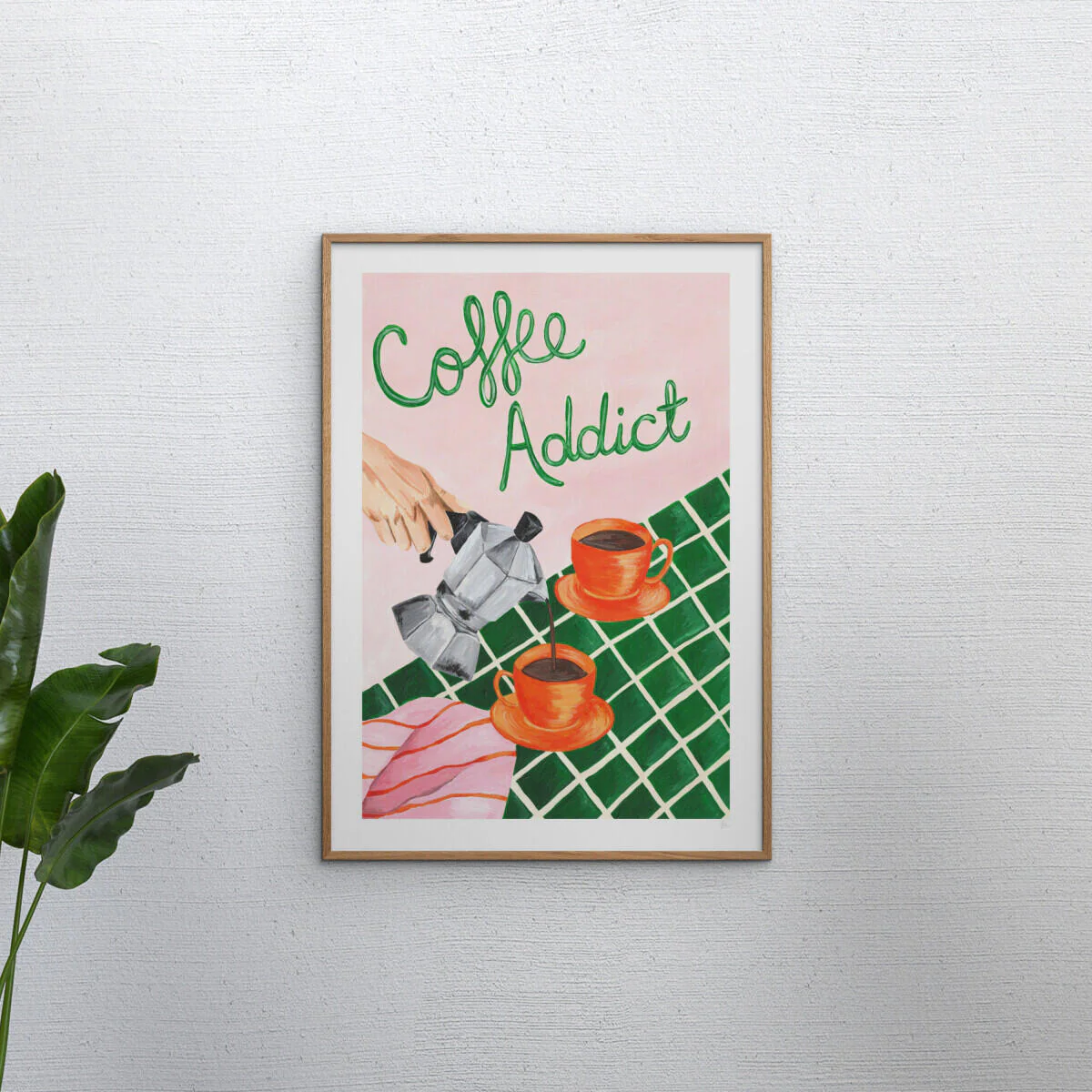 Violets Print House Coffee Addict - A3 - Image 2