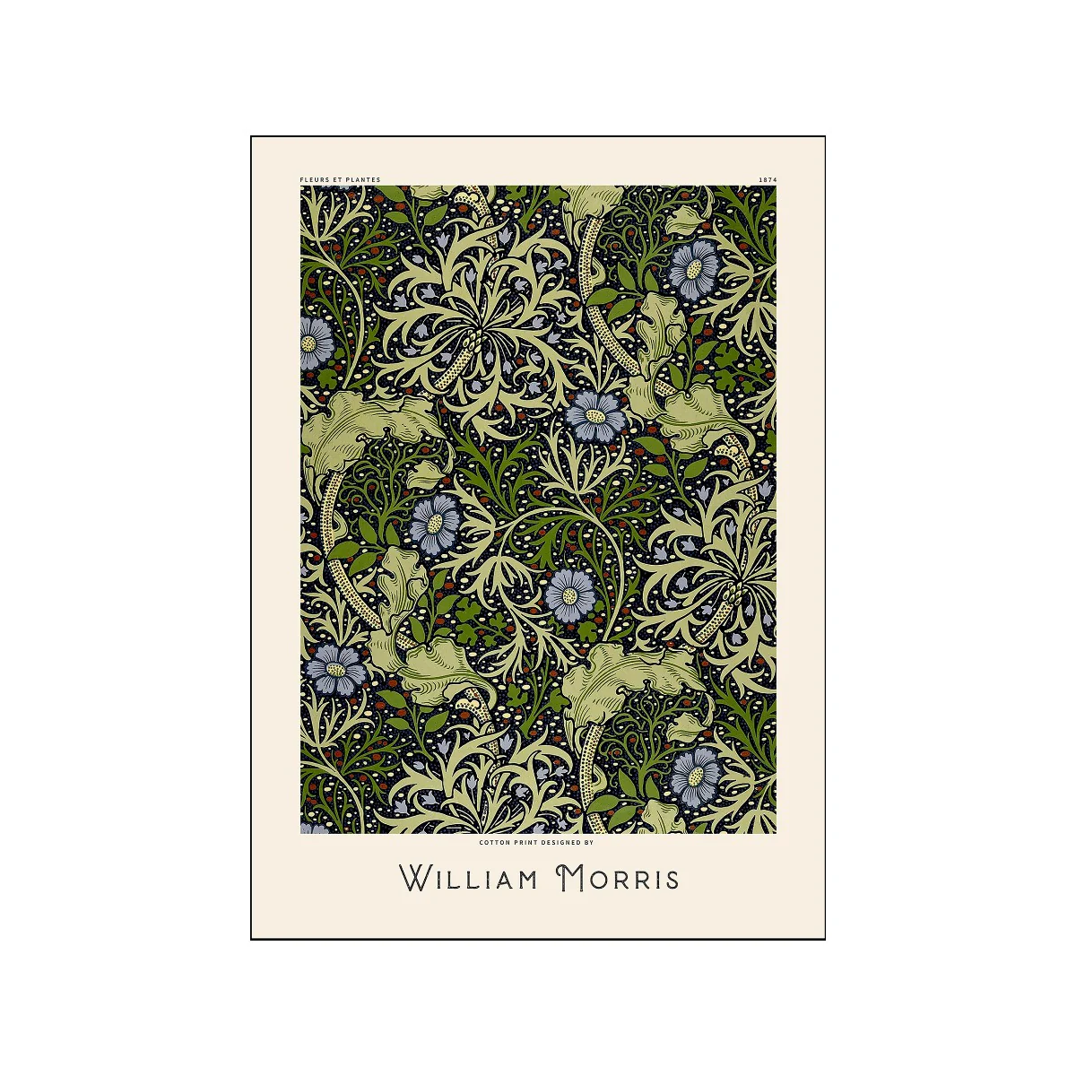 William Morris plakat - Purple flower