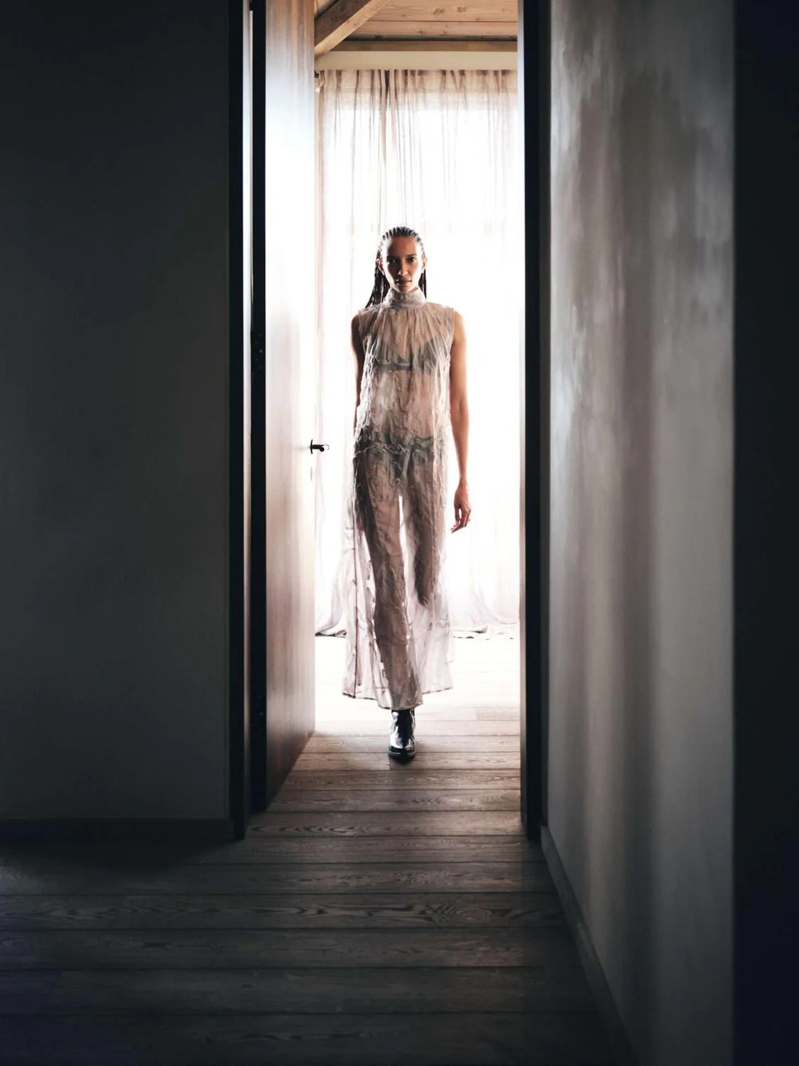 Allison kjole - Silver Grey - Image 6