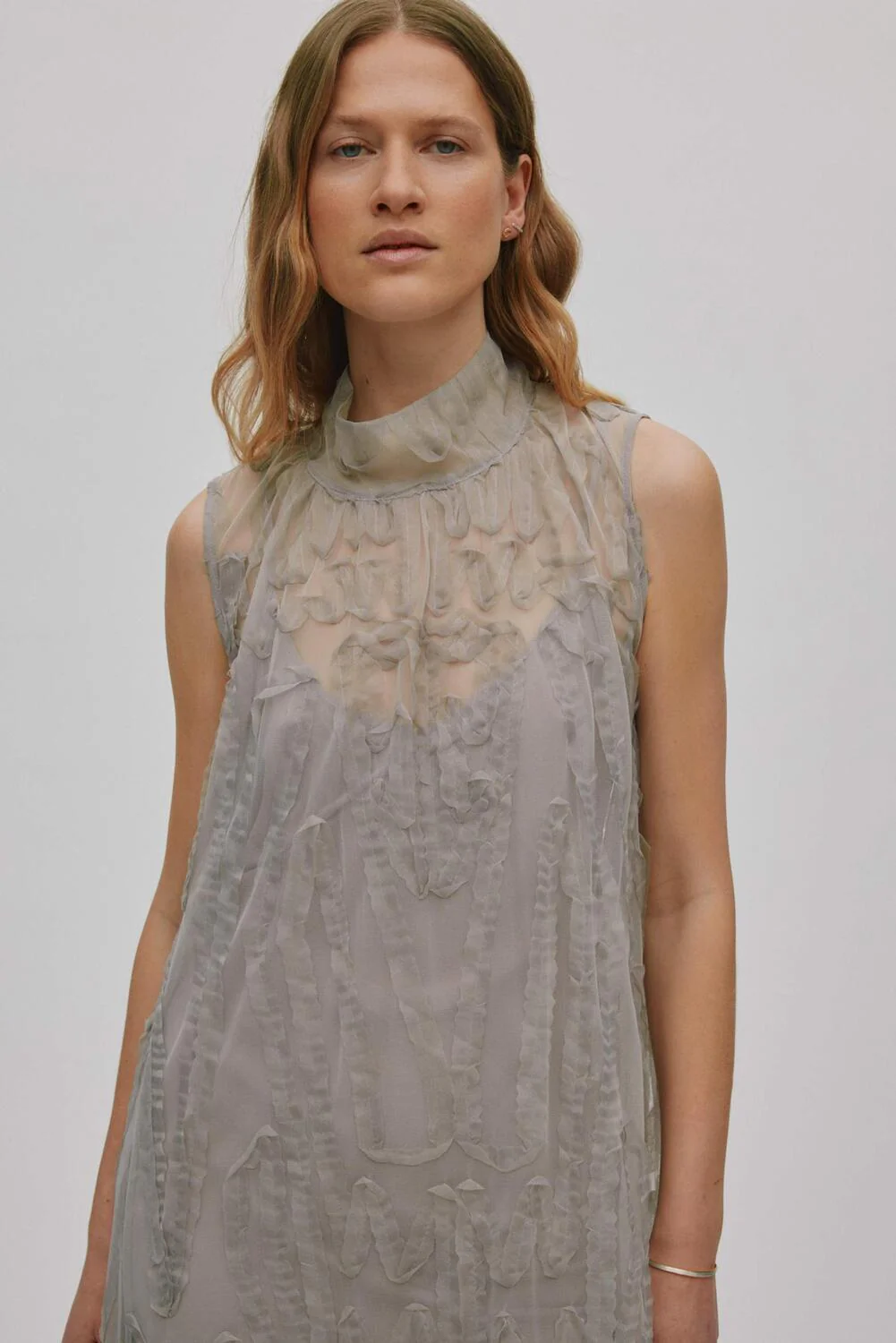 Allison kjole - Silver Grey - Image 7