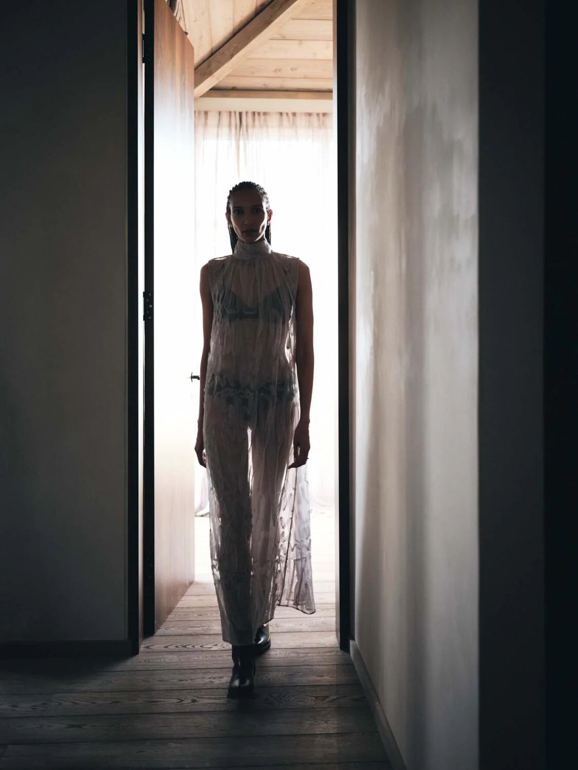 Allison kjole - Silver Grey - Image 8