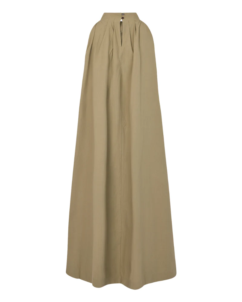 Annisa Poplin kjole - Vetiver - Image 2