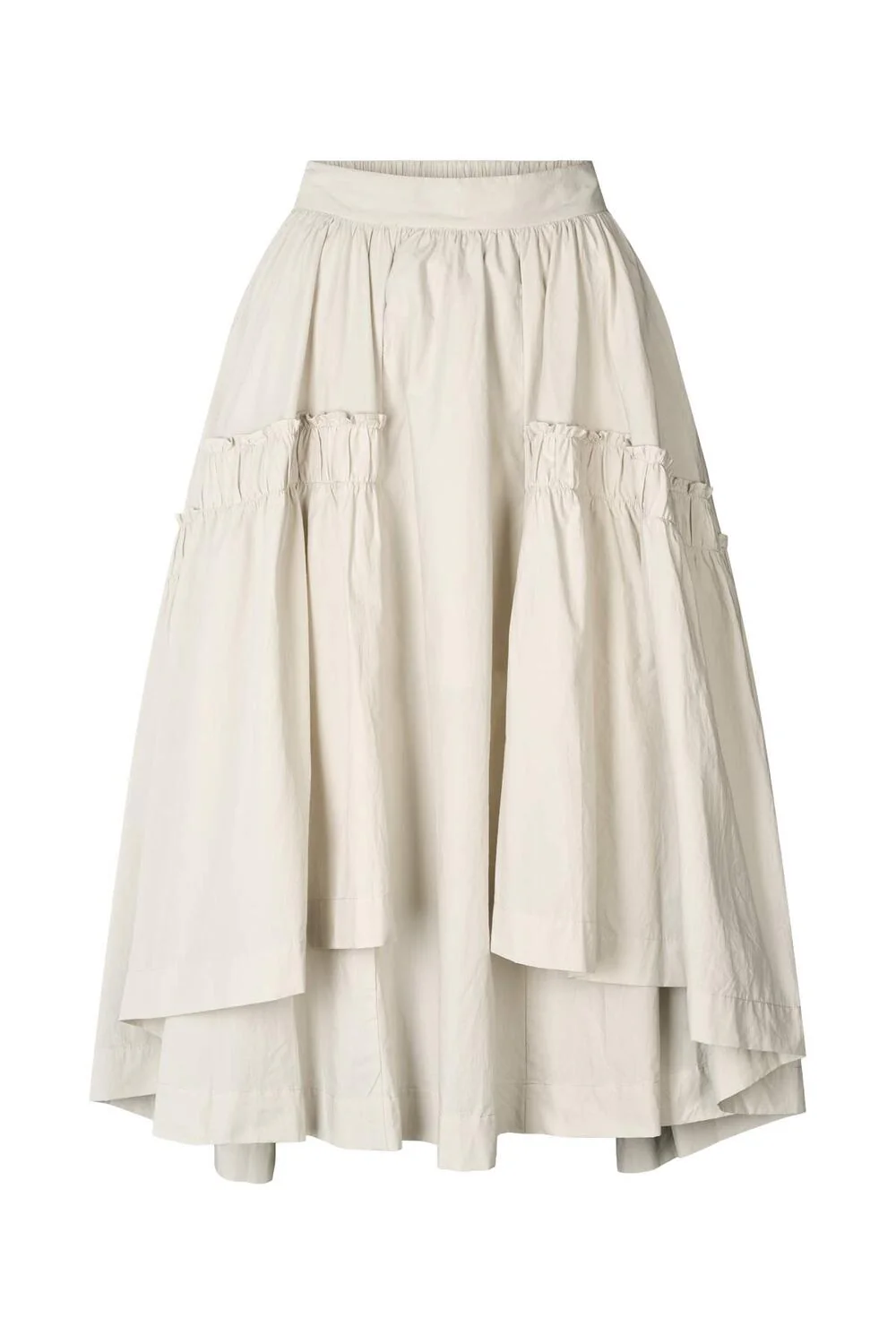 Brigida Poplin Full nederdel - Clay - Image 5