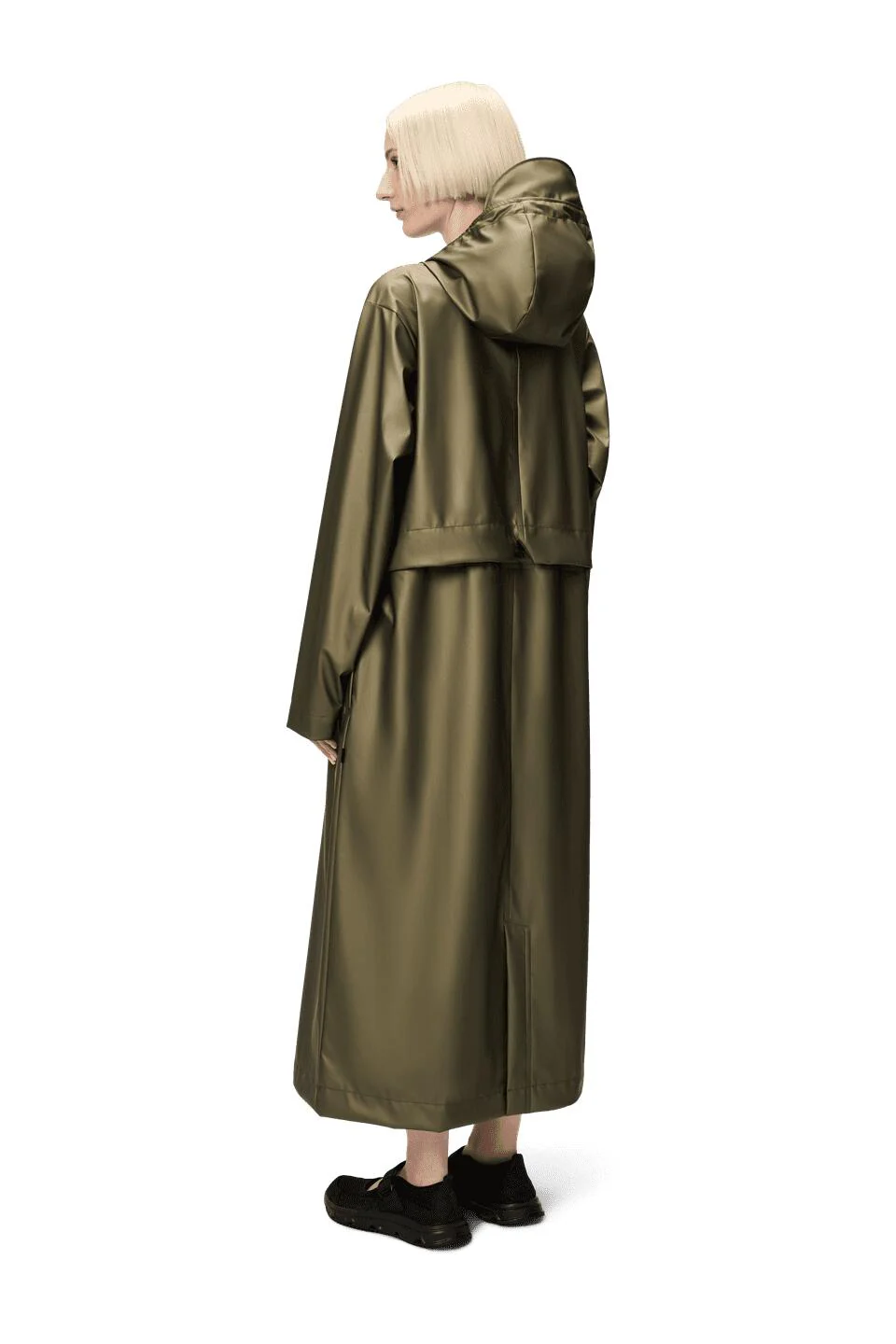 Bold longest regnjakke - Revel Green - Image 4