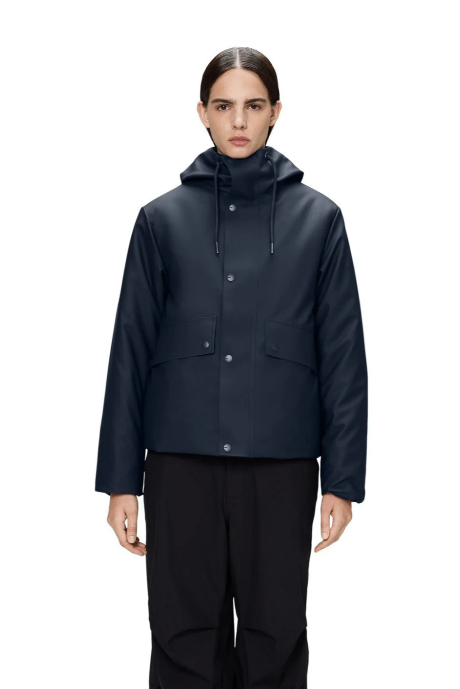 Nome Short Parka jakke - Navy