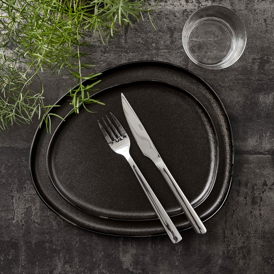 Organic middagstallerken - Titanium Black - Image 3