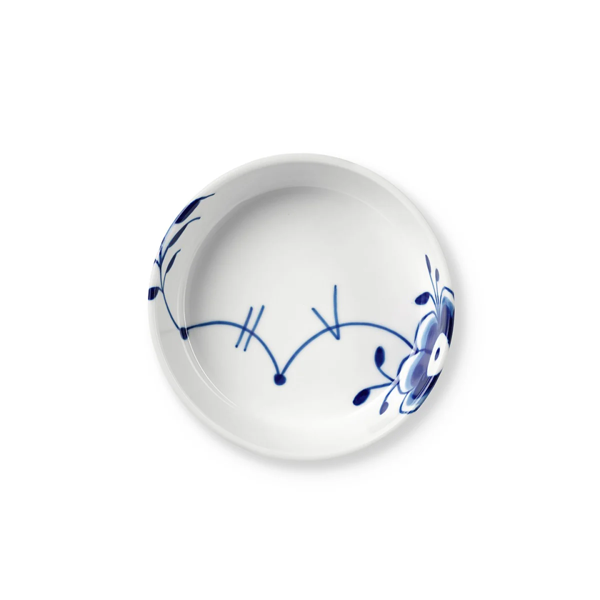 Blå Mega Riflet fad - 12,5 cm. - Image 3
