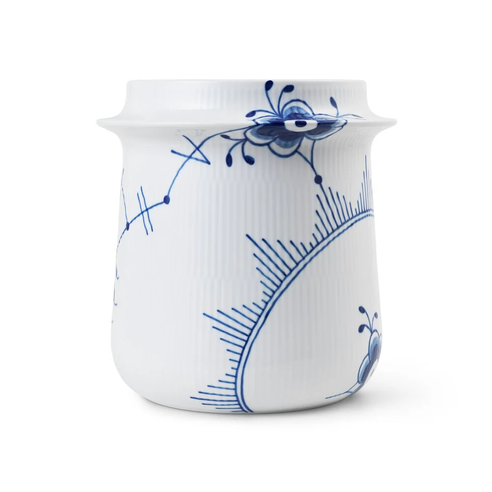 Blå Mega Riflet vinkøler - H21,5 cm. - Image 4
