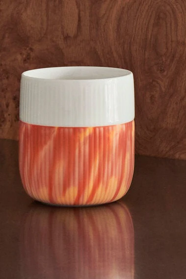 Riflet Contrast Marble krus, Warm Ochre - 35 cl. - Image 3