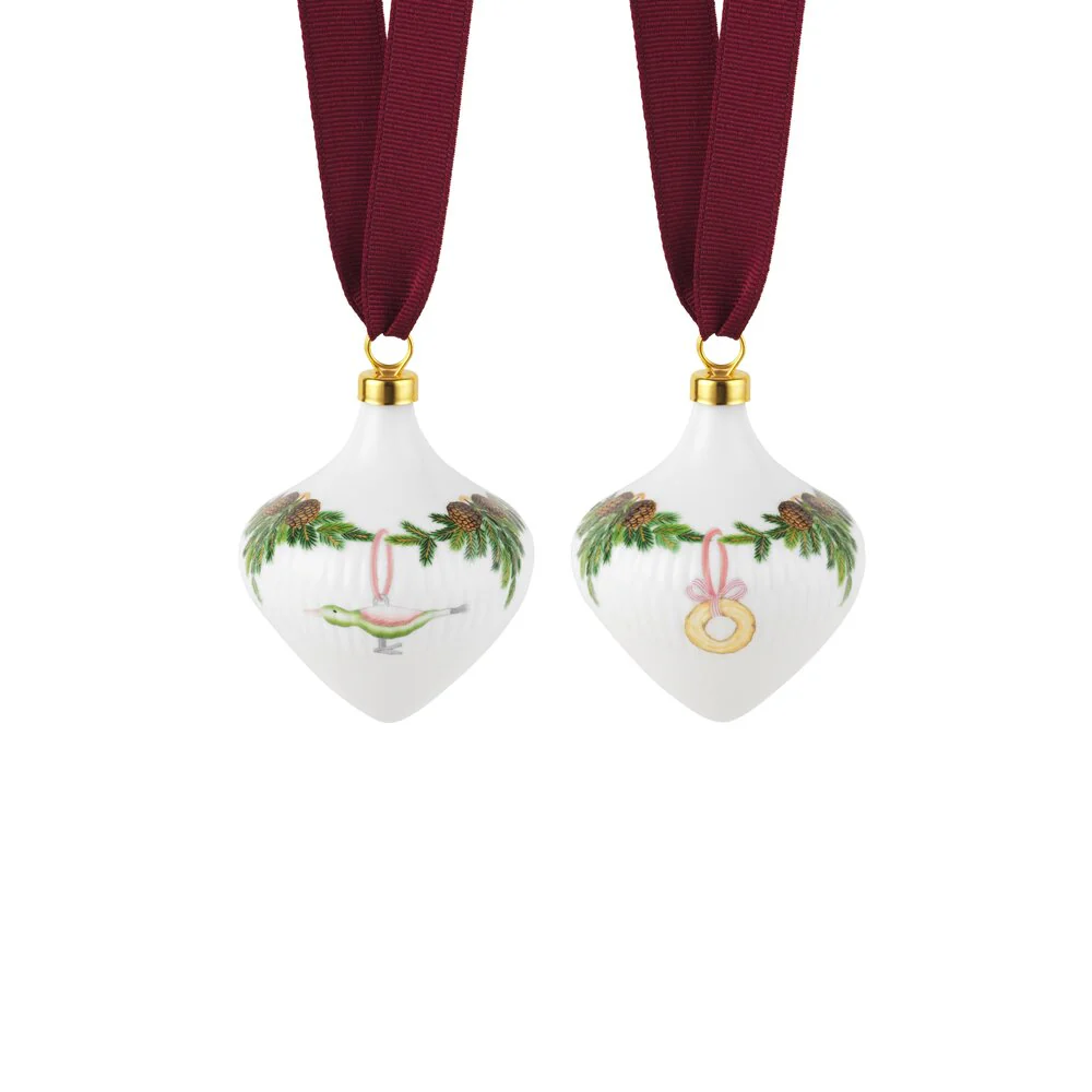 Stjerne Riflet Jul ornament - 2 stk. - Image 3