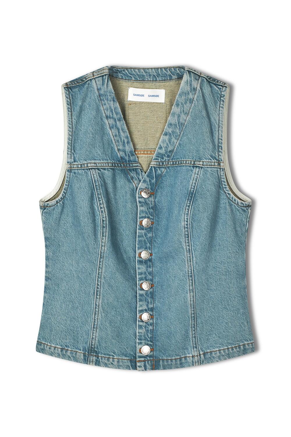 Sabeth denimvest - Caribbean Blue - Image 2