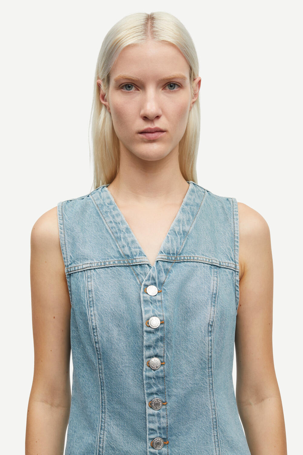 Sabeth denimvest - Caribbean Blue - Image 3