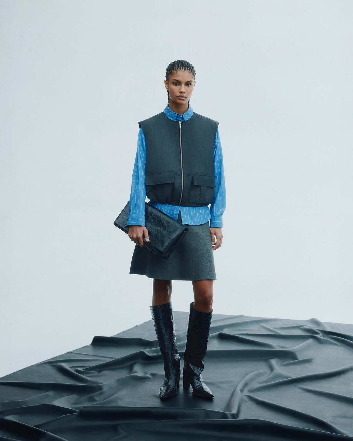 Sakelly vest - Dark grey mel. - Image 4