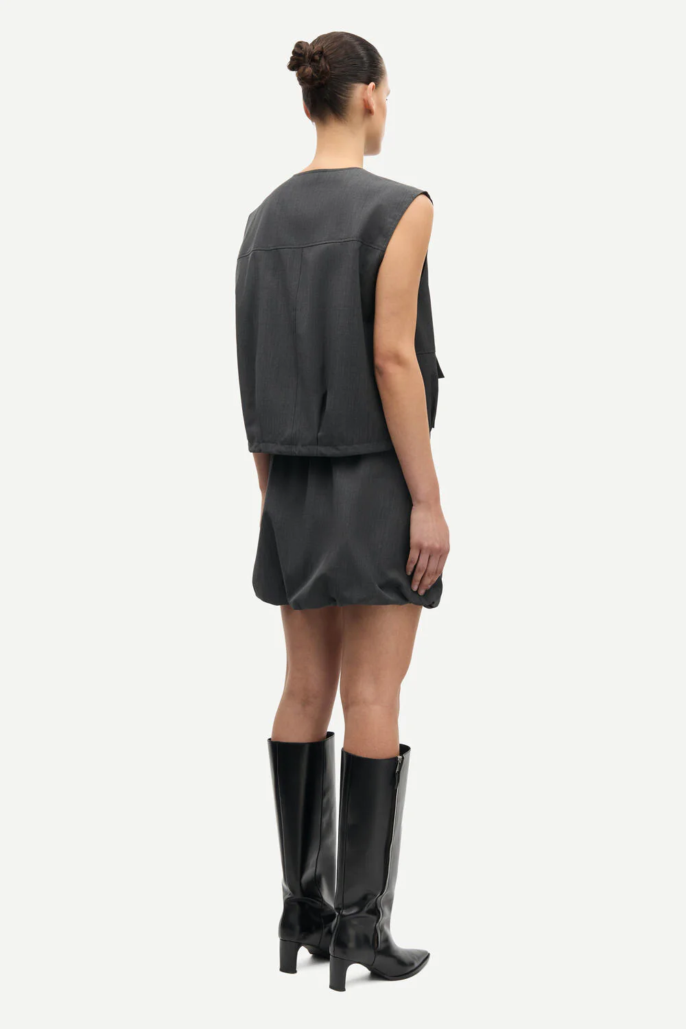 Sakelly vest - Dark grey mel. - Image 7