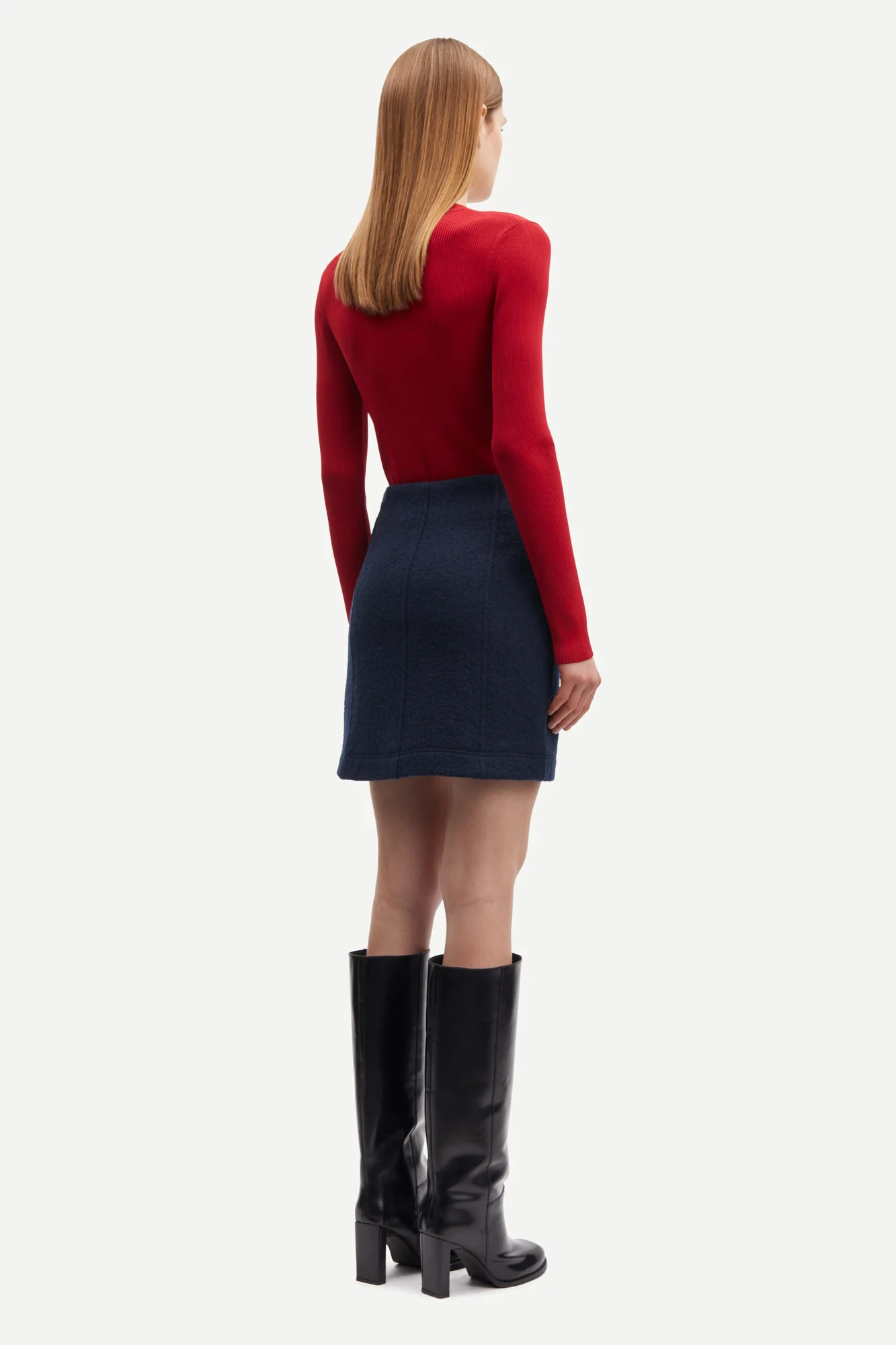 Saleonore V-neck bluse - Scarlet Sage - Image 3