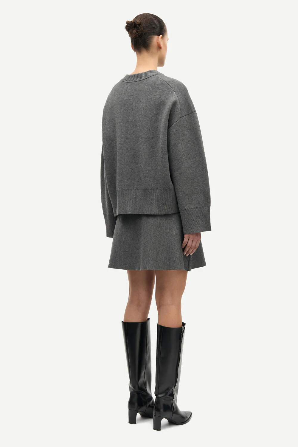 Salula nederdel - mørkegrå - Image 6