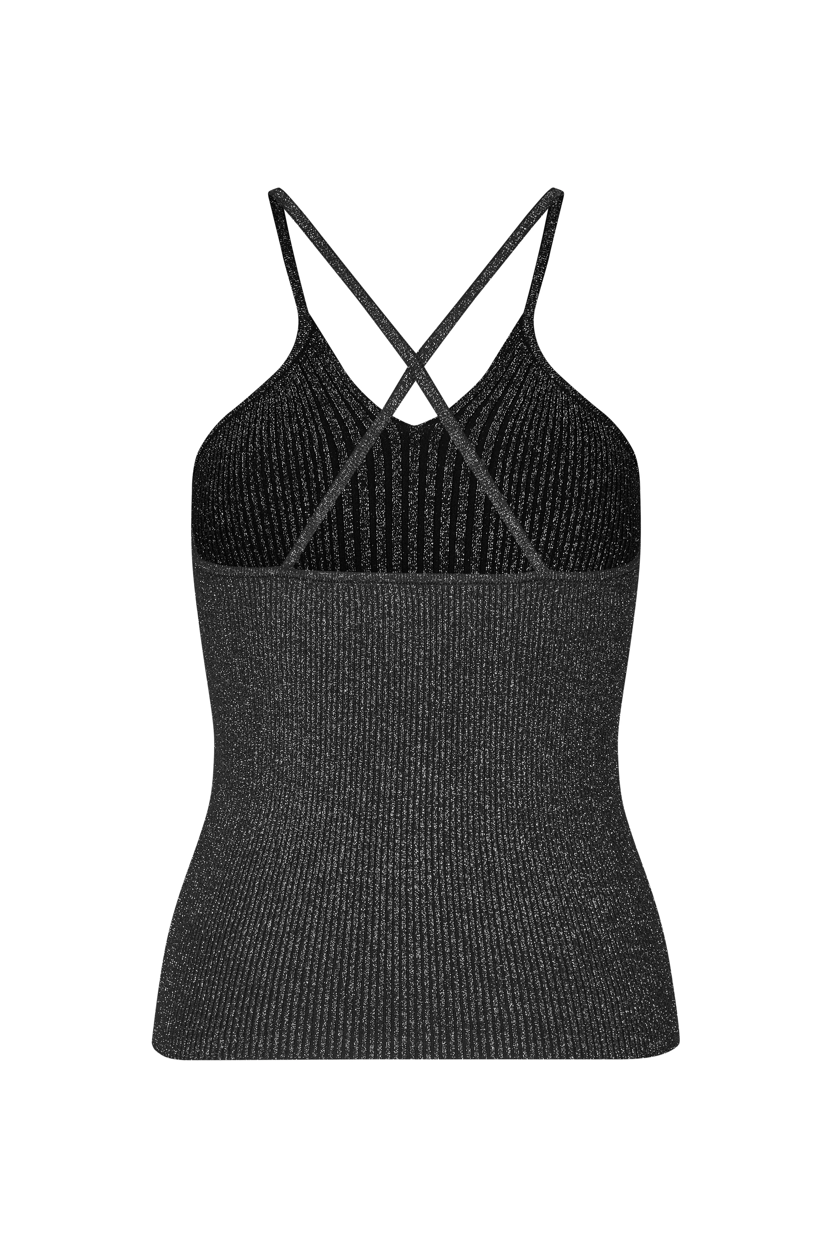 Sanina Lurex top - Black Lux. - Image 5
