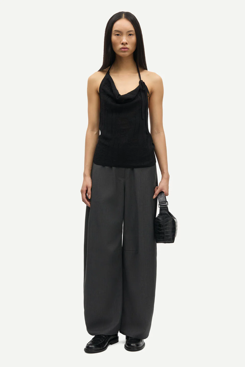Saroko bukser - Dark grey mel.