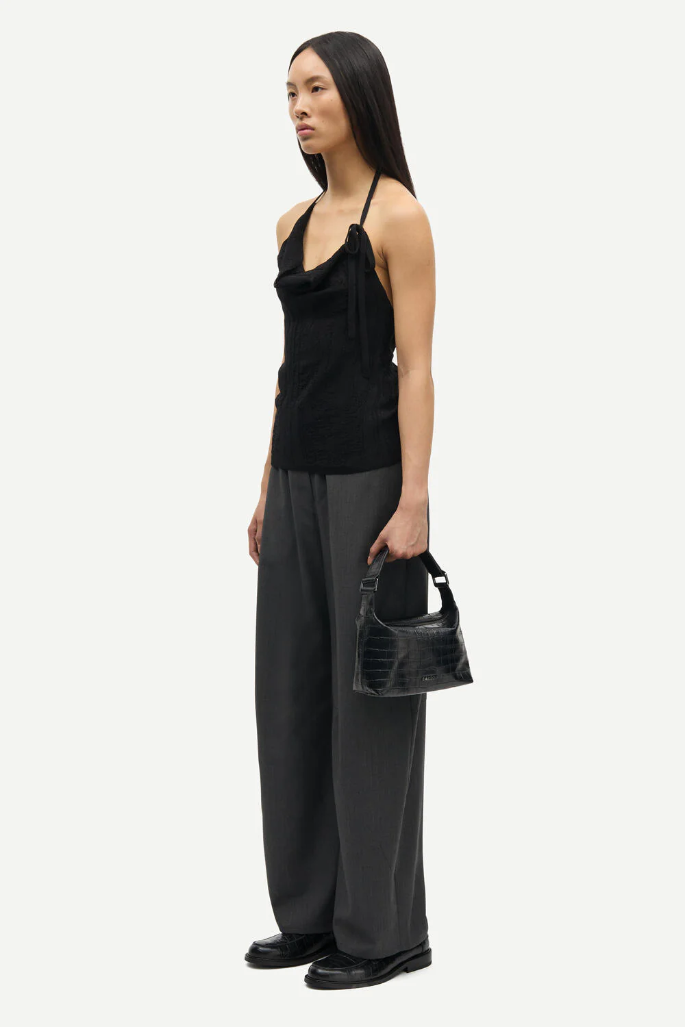 Saroko bukser - Dark grey mel. - Image 5