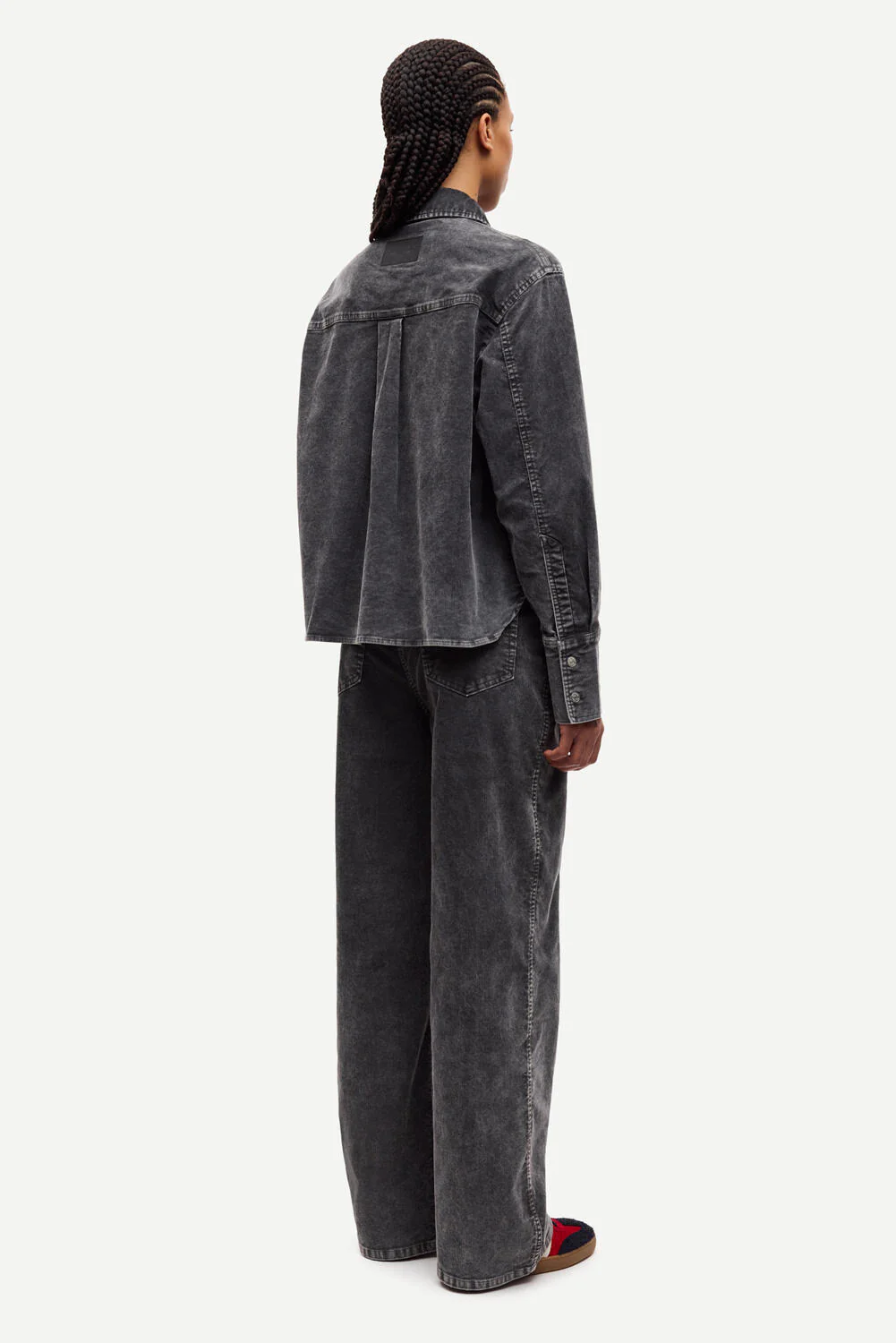 Sasofie patch pocket skjorte - Asphalt - Image 7