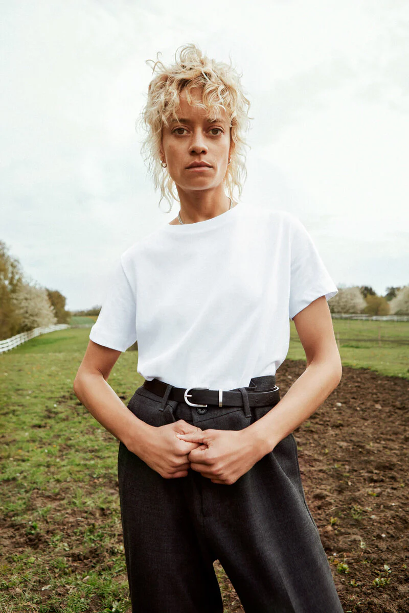 Solly Solid t-shirt - hvid - Image 5