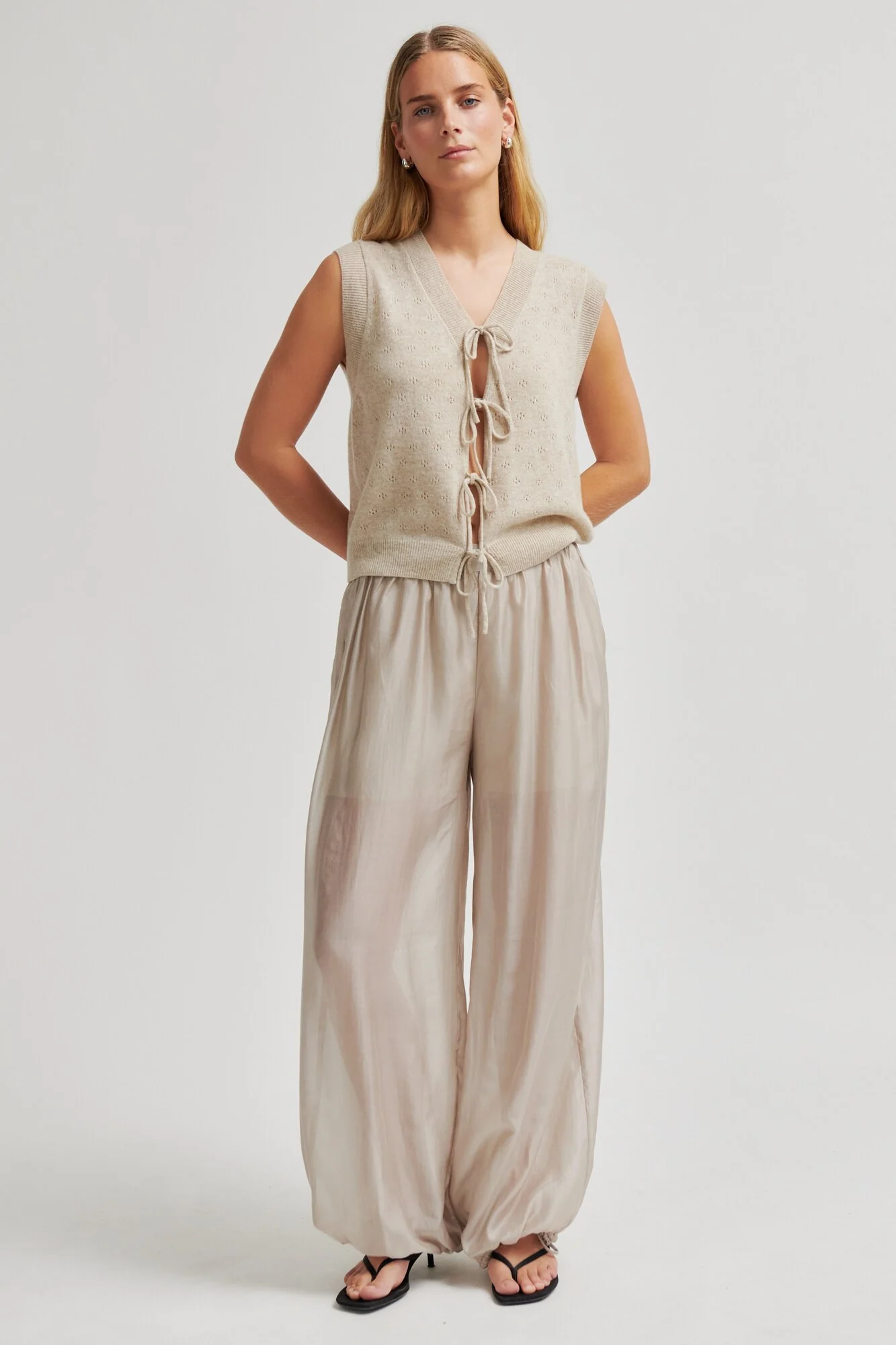 Amala strikvest - Plaza Taupe - Image 4