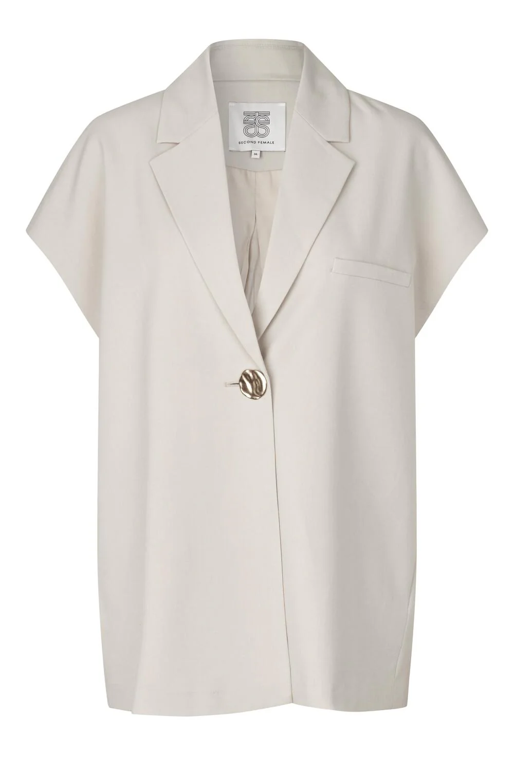 Blanca blazer vest - Soft Beige - Image 2