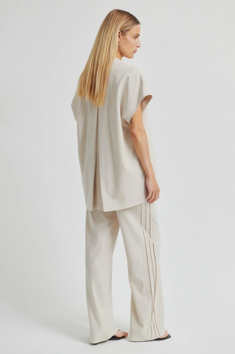 Blanca blazer vest - Soft Beige - Image 4