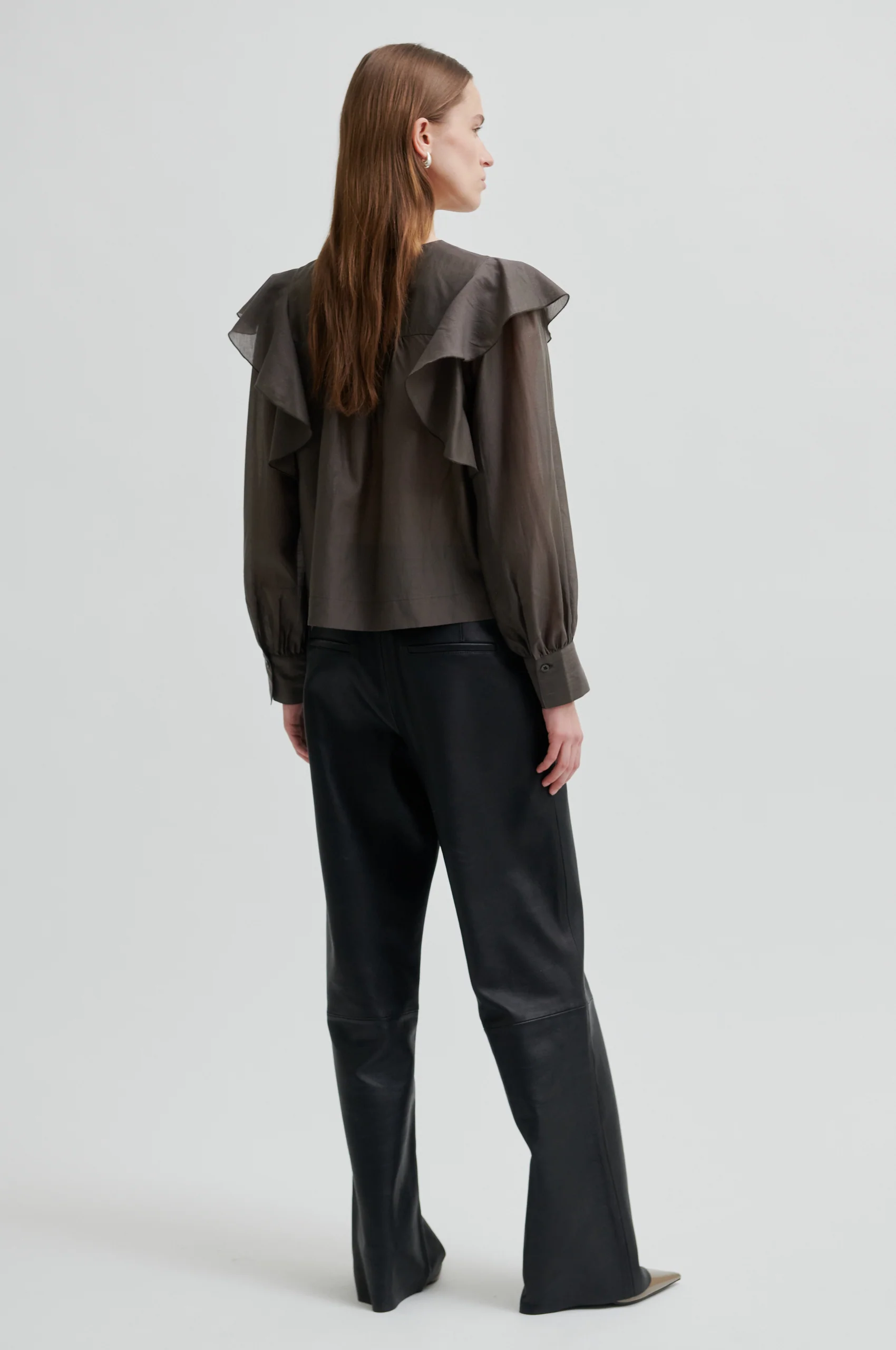 Dream Ruffle bluse - Wren - Image 6